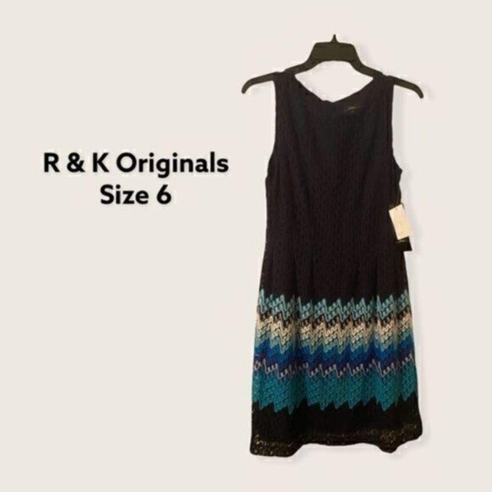 R & K Originals Sleeveless Lace Dress